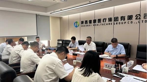中陜核集團(tuán)黨委副書記、總經(jīng)理范明一行到中陜核陜西健康集團(tuán)...